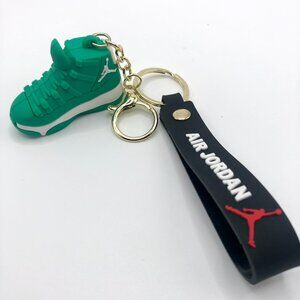 AJ11 Sneaker Fashion Keychain, Light Green